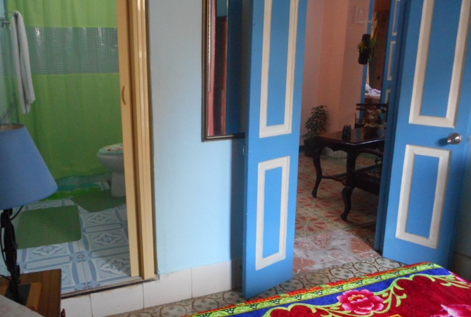 'Habitacion 1' Casas particulares are an alternative to hotels in Cuba.